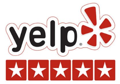 Yelp reviews badge
